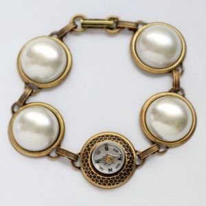 Pearl Compass Bracelet